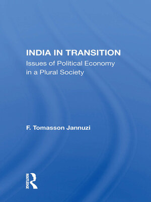 cover image of India in Transition